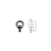 DIN580 eye bolt AISI316 casted M12