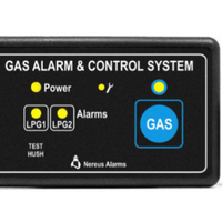 Dual Sensor Gas Alarm (LPG X2 and Valve Control)