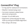 2-Wire ConnectPro Plug and Receptacle Combo