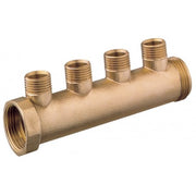 Manifold F-M     Yellow brass