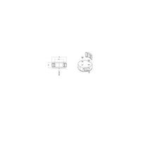 As S34 Led 34 Bicolour Silver / Black -12/24V