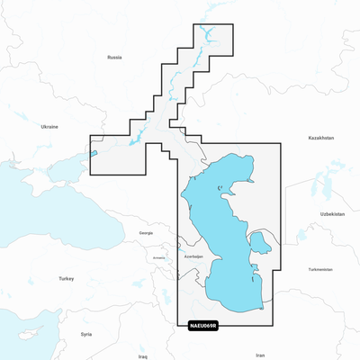 Navionics+ Regular Chart: EU069R - Caspian Sea & Lower Volga River