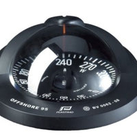 Plastimo Compass Offshore 95 Flush Black Conical Card Zabc P65733 65733