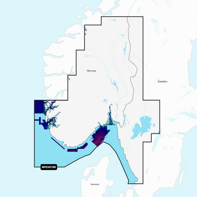 Navionics Platinum+ Regular Chart: EU078R - Oslo Skagerrak Haugesund