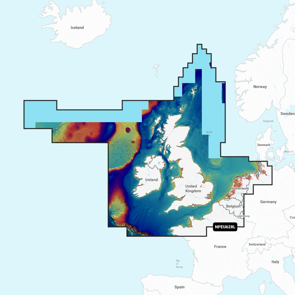 Navionics Platinum+ Large Chart: EU628L - UK Ireland & Holland