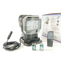 Premium Waterproof LED Marine & Outdoor Searchlight 12V, Wireless Remote