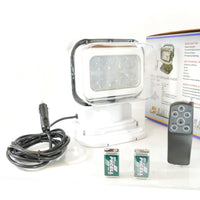 Premium Waterproof LED Marine & Outdoor Searchlight 12V, Wireless Remote