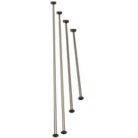 Barton Plain Button End Aluminium Tiller Extension 1050mm