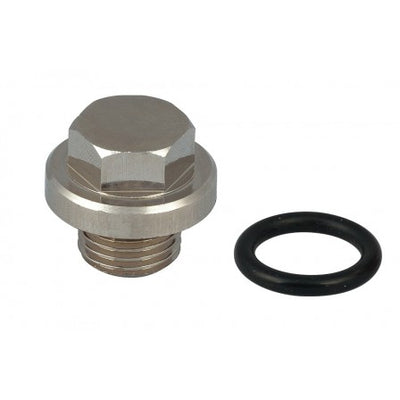 Plug, Nickel-Plated Bronze with Neoprene O-ring - various sizes - 1/4