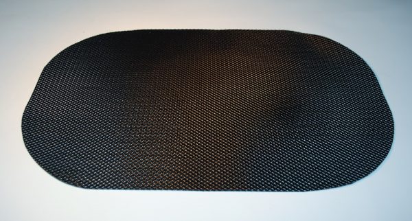 PVC Wear Patch Fabric Offcut 75x20cm Black or Mid Grey