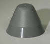 PVC End Cone Black or Grey 145mm Dia x 100mm