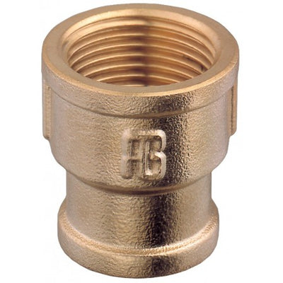 Reducing socket F-F     Yellow brass