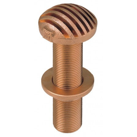 Round water inlet Bronze | ChasNewensMarine