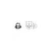 Eye plate round AISI304 8mm