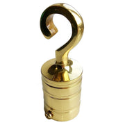 Rope Bannister Banister Brass End Hook Barrier Rope Fitting for 24mm Rope