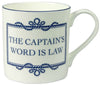 NAUTICAL BONE CHINA BOAT SAILING MARINE CAPTAIN CREW FUN DRINKING MUG MUGS