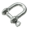 1 x Good quality galvanised shackles 11mm diameter pin