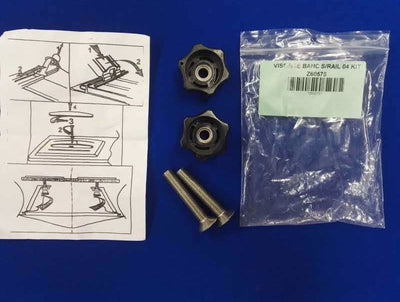 ZODIAC BOMBARD BENCH SEAT SLIDERS BOLTS AND HAND NUTS - Z60575