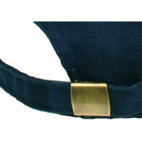 Boat Hat : High Quality Navy and Fawn CAPTAIN Baseball Cap
