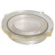 Set comprising: Grilamid TR55 see-thru cover and neoprene O-ring for water strainer     Grilamid (polyamide PA6)