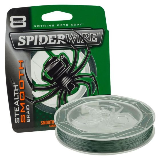 Spiderwire - Stealth Smooth 8 Braid Moss Green 300m-90lb