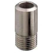 Straight union with male head     Stainless steel