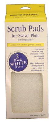 White - Fine Scrub Pads 2pk