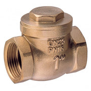 Swing check valve metal tightness     Yellow brass