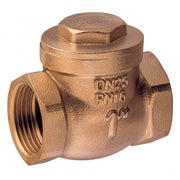 Swing check valve metal tightness     Bronze
