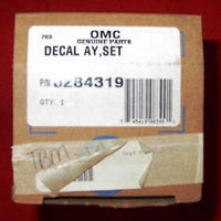 Evinrude Johnson OMC Engine Part DECAL SET 1992 4BR  0284319 284319 - ChasNewensMarine