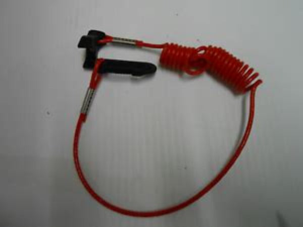 Evinrude Johnson OMC Engine Part LANYARD AND CLIP 0176288 176288 - ChasNewensMarine