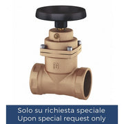 Threaded "non stick" valve "Alex" full flow     Bronze