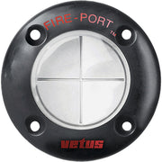 Vetus Black Fire Port for Fire Extinguishers (38mm Cutout, 76mm OD)  V-FIREPORTB