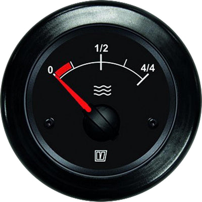 Vetus WATERB Water Level Gauge (52mm Cut Out / Black)  V-WATERB - ChasNewensMarine