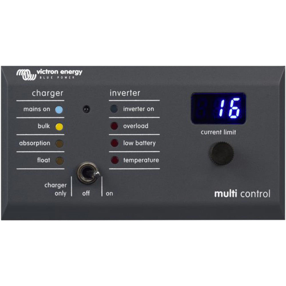 Victron Digital Multi-Control 200A Panel for Multi & Quattro Inverters  VC-DMC000200010 - ChasNewensMarine
