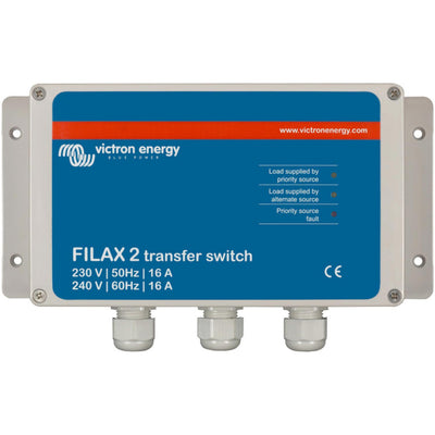 Victron Filax 2 Transfer Switch (110V to 240V / 16A)  VC-SDFI0000000 - ChasNewensMarine