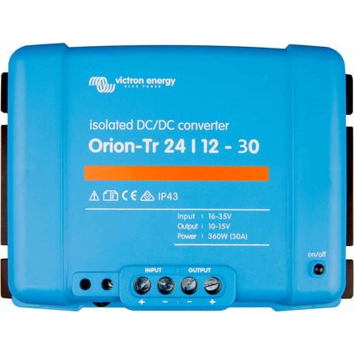 Victron Orion-Tr Voltage Converter (24V - 12V DC / 30A)  VC-ORI241240110 - ChasNewensMarine