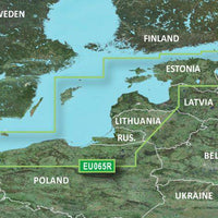 Garmin BlueChart G3 Regular Coverage Areas-Northern Europe-HXEU065R Baltic Sea, East Coast