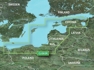 Garmin BlueChart G3 Regular Coverage Areas-Northern Europe-HXEU065R Baltic Sea, East Coast