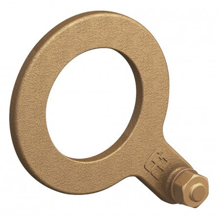 Washer with connection for cable     Yellow brass