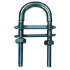 U-Bolt with double plate AISI304 4x62mm