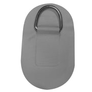 Stainless Steel D Ring incl Grey Patch